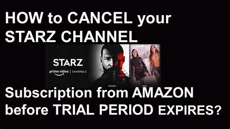 how to cancel starz trial.